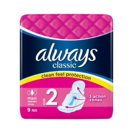 Always Maxi Classic Long Plus Pads  9