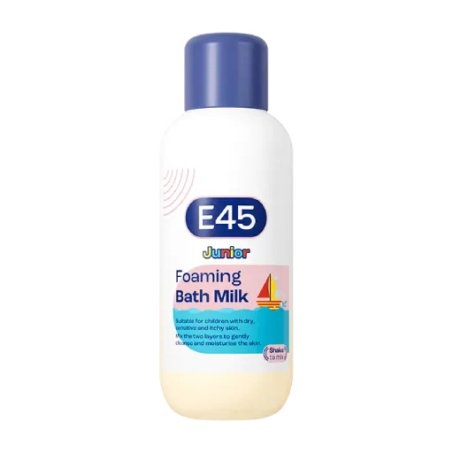 e45 junior foaming bath milk