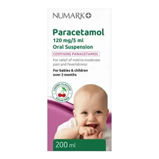 paracetamol infant sugar free oral suspension