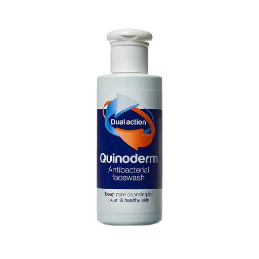 quinoderm facewash