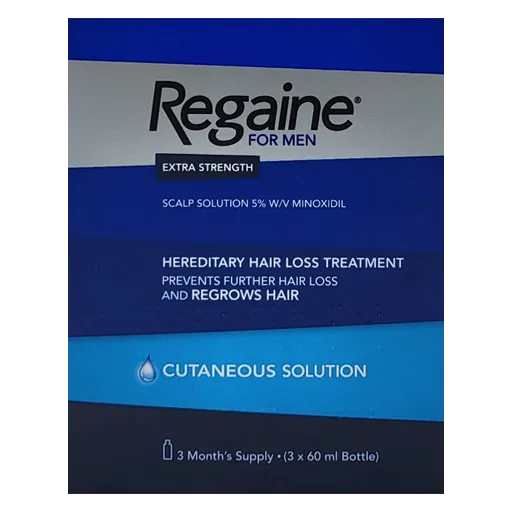 regaine for men extra strength solution