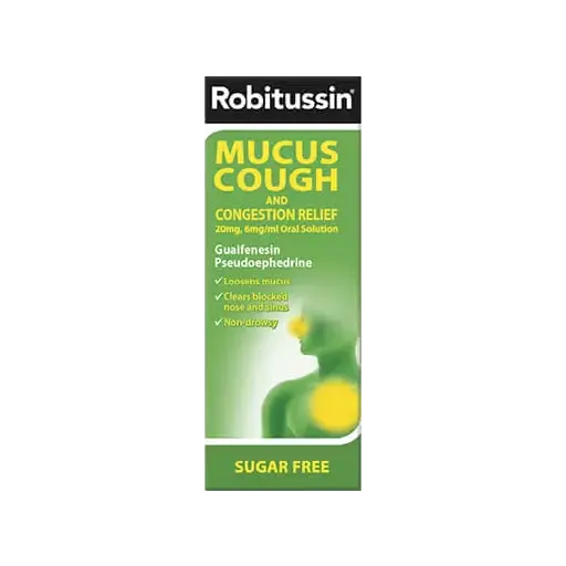 Robitussin Mucus Cough And Congestion Relief  100ml