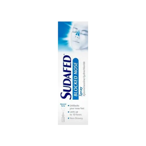 sudafed blocked nose spray