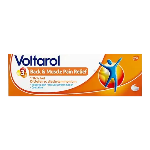 voltarol back and muscle pain relief gel